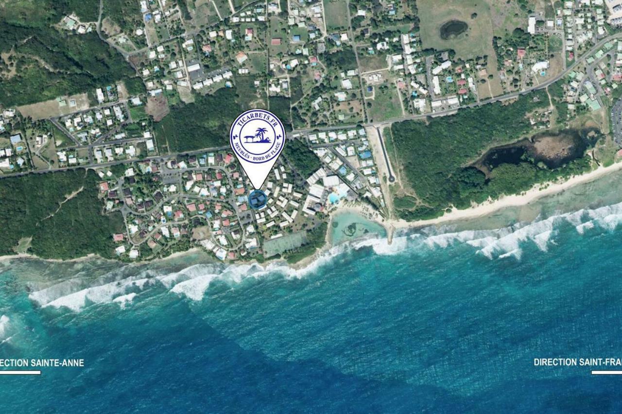 Ticarbets T3 - Residence Manganao - En Bord De Plage Saint-Francois (Grande-Terre) Exterior foto